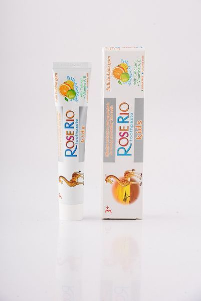 Детская зубная паста Rose Rio Kids Frutti Bubble Gum 50 мл (3800023406448) 05203 фото