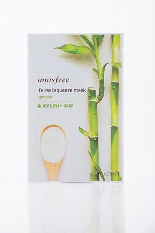Innisfree It's Real squeeze mask bamboo Tканєва маска з екстрактом бамбука (8&nbsp;806&nbsp;173&nbsp;524&nbsp;754) 06124 фото