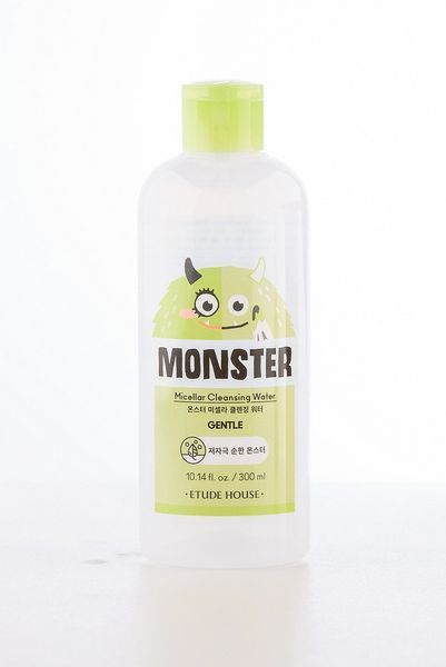 Міцелярна вода для зняття макіяжу з екстрактом алое Etude House Monster Micellar Cleansing Water 09746 фото