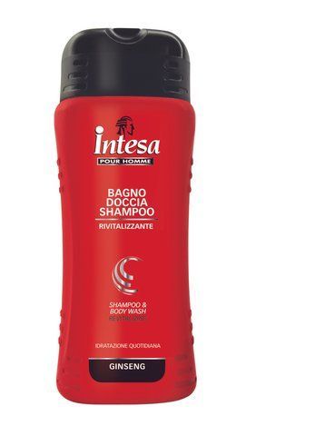 Шампунь-гель для душа для мужчин INTESA POUR HOMME BATH & SHOWER SHAMPOO GINSENG 172087/173121 фото