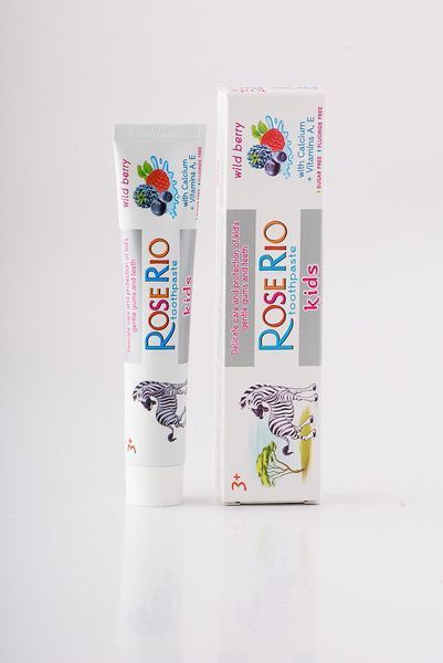 Дитяча зубна паста Rose Rio Kids Wild Berry 50 мл (3800023406455) 05205 фото