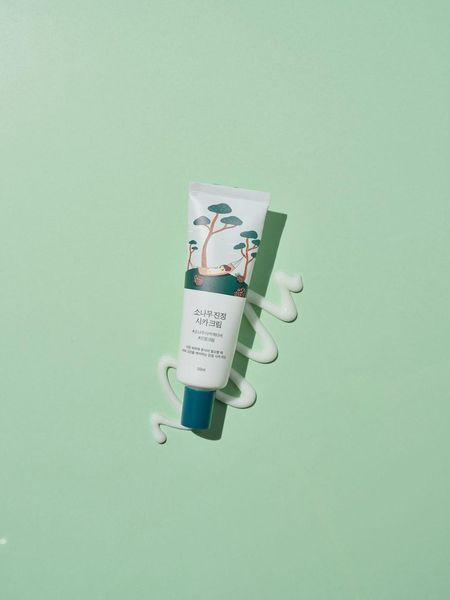 Заспокоюючий крем з екстрактами центелли і соснових голок ROUND LAB Pine Calming Cica Cream 02955 фото