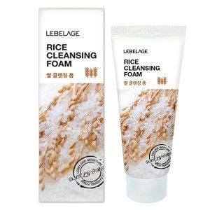 Пінка для вмивання з екстрактом рису для видалення макіяжу LEBELAGE CLEANSING FOAM RICE 11182 фото
