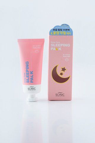SCINIC Deep Care Sleeping Skin Care Hydro Peeling Нічна екстразволожувальна маска для обличчя 07465 фото