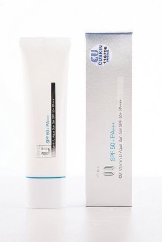 Сонцезахисний гель CU Skin Vitamin U Aqua Sun Gel SPF 50+ PA+++ для всіх типів шкіри обличчя 300151 фото