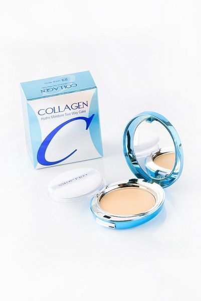Увлажняющая компактная пудра с коллагеном ENOUGH COLLAGEN Hydro Moisture Twoway Cake (Including Refill) #23 26 08808 фото