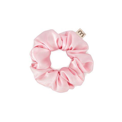 Шелковая объемная резинка для волос нюдовая MON MOU Silk Scrunchie 003-03 фото