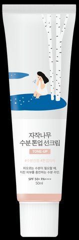 Тонувальний сонцезахист з березовим соком ROUND LAB Birch Juice Moisturizing Tone Up Sunscreen 04008 фото