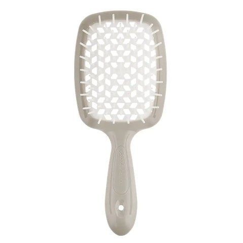 Гребінець для волосся сірий з білим Janeke Superbrush Small 94SP234 GRI 94SP234 GRI фото