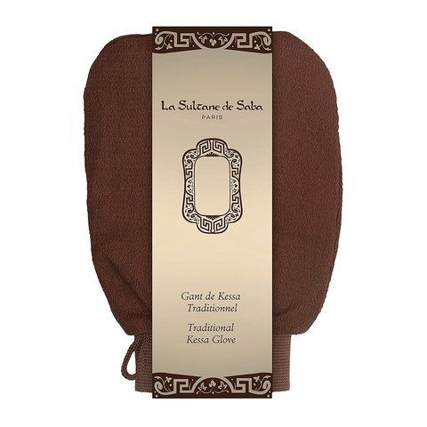 Массажная перчатка с эффектом эксфолирования La Sultane De Saba Gant Kessa Marron 0004548 фото