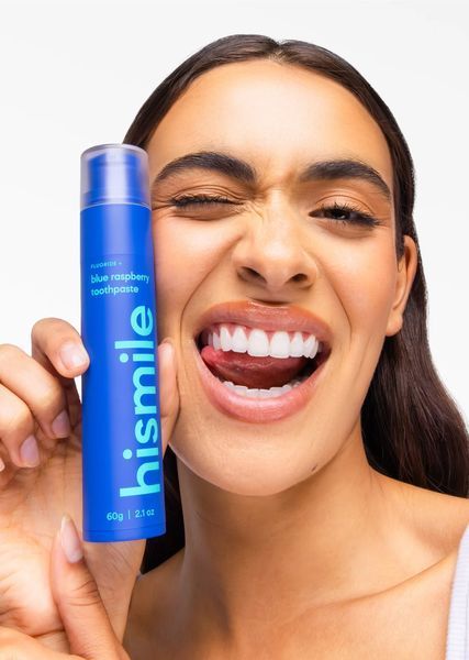 Зубна паста зі смаком блакитної малини HiSmile Blue Raspberry Toothpaste 93572903 фото