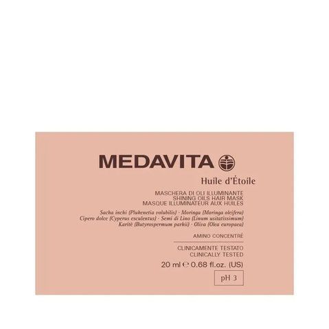 Маска антиоксидантная для шелковистости волос Medavita HUILE D'ETOILE Shining Oils Hair Mask 300023 фото