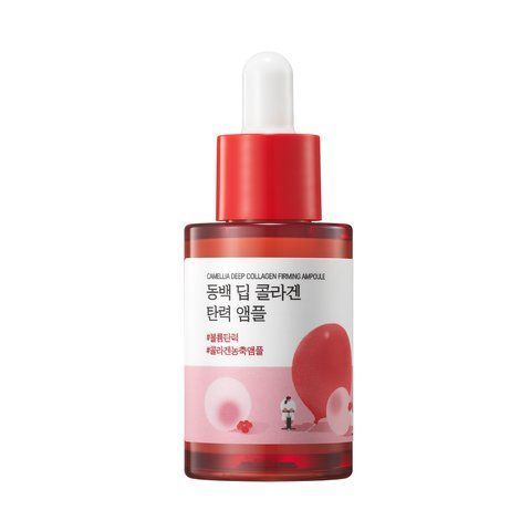 Концентрований серум із колагеном ROUND LAB Camellia Deep Collagen Firming Ampoule 4566 фото