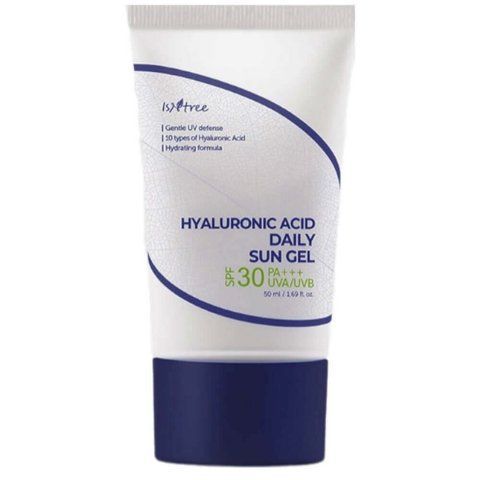 Увлажняющий солнцезащитный гель-крем IsNtree Hyaluronic Acid Watery Sun Gel SPF 50+ 13130 фото