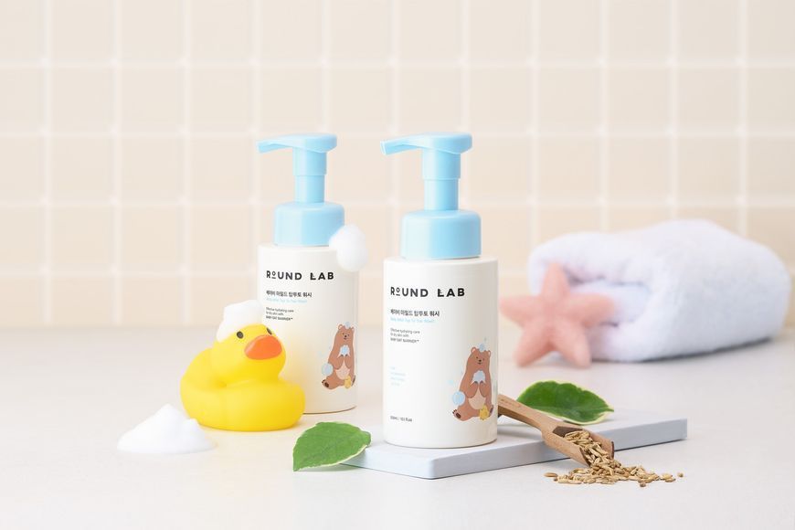 Дитяча пінка для купання ROUND LAB Baby Mild Top To To Toe Wash 4005 фото