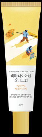 Освітлювальний крем з вітаміном C та ніацинамідом ROUND LAB Vita Niacinamide Dark Spot Cream 04009 фото