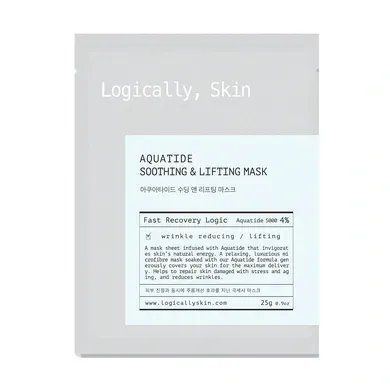 Зволожувальна тканинна маска Logically Skin Aquatide Soothing & Lifting Mask 13464 фото