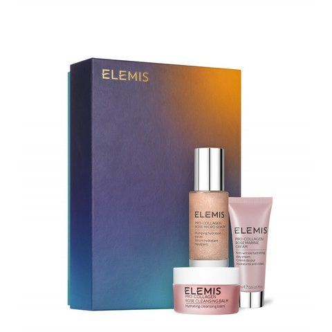 Подарунковий набір для обличчя ELEMIS The Pro-Collagen Rose Icons Skin Soothing Trio 89207 фото