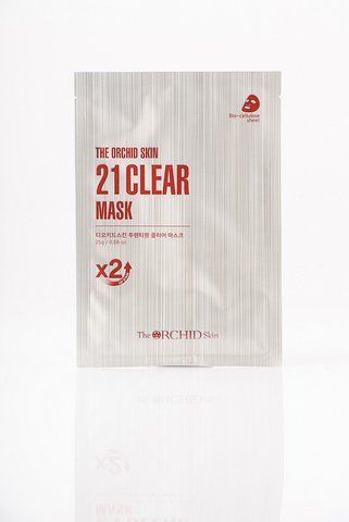 Біоцелюлозна маска для очищення пір гідрогелева The Orchid Skin Orchid Flower 21 Clear Mask 08627 фото