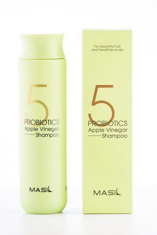 Шампунь для баланса pH кожи головы с пробиотиками Masil 5 Probiotics Apple Vinegar Shampoo 10555 фото