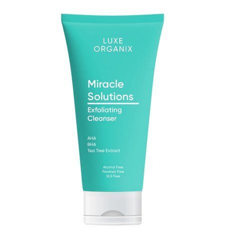 Засіб для вмивання з ексфоліацією Luxe Organix Miracle Solutions Exfoliating Cleanser AHA BHA Tear Tree 13894 фото