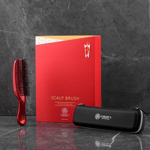 S-Heart-S Gift Set Scalp Brush World Premium Long Red 4580197744735 фото