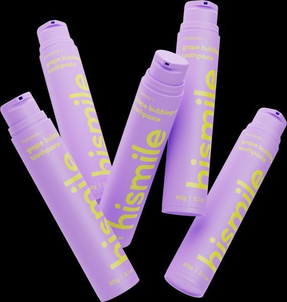 Зубна паста з ароматом виноградної жуйки HiSmile Grape Bubblegum Toothpaste 93571890 фото
