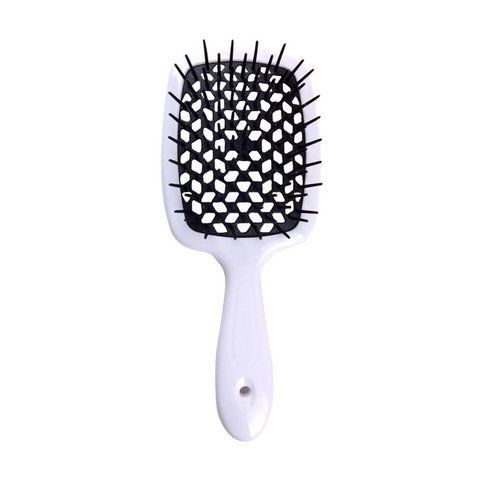 Расческа для волос белая с черным Janeke Superbrush SP226 BIA SP226 BІА фото