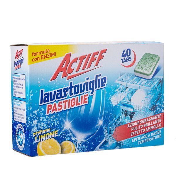 Таблетки для посудомийної машини з ароматом лимона ACTIFF Pastigle Lavastoviglie Tab 263866 фото