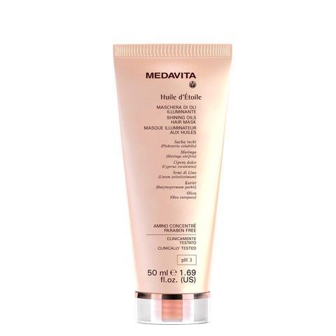 Маска антиоксидантная для шелковистости волос Medavita HUILE D'ETOILE Shining Oils Hair Mask 02338 фото