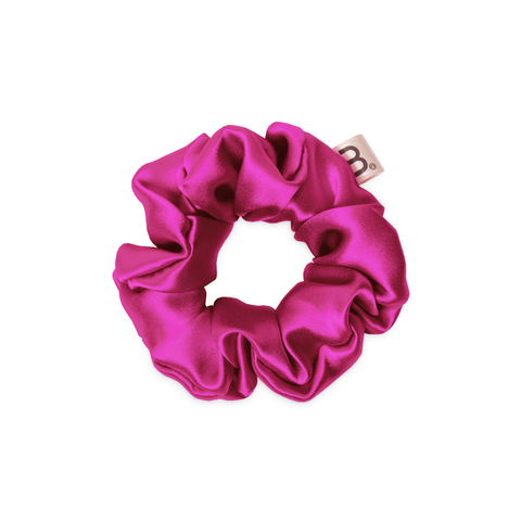Шелковая объемная резинка для ягодная волос MON MOU Silk Scrunchie 003-10 фото