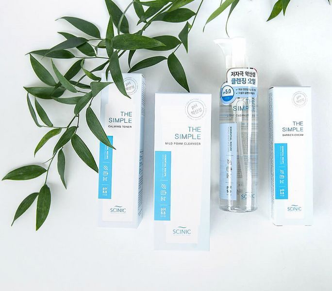 SCINIC The Simple Barrier Cream Слабокислотний заспокійливий крем для обличчя 07448 фото
