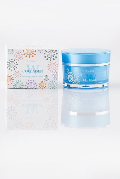 Освітлювальний крем для обличчя з морським колагеном ENOUGH W COLLAGEN Whitening Premium Cream 08798 фото