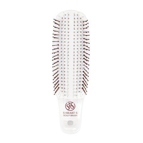 Расческа для кожи головы белая S-Heart-S Scalp Brush Com Regular White 4573113840994 фото