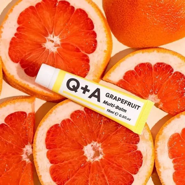 Бальзам для губ, гігієнічна помада з грейпфрутом Q+A Grapefruit Multi Balm 12309 фото