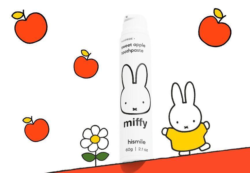 Зубна паста зі смаком солодкого яблука HiSmile Miffy Toothpaste 14641 фото