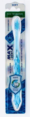 MaxDent Зубна щітка м'яка Soft Gentle Clean Blue ( 3800 023417994) 04979 фото