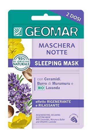 Нічна маска для обличчя GEOMAR Regenerating, Relaxing Sleeping Mask 115651 фото