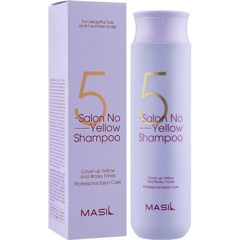Шампунь против желтизны волос Masil 5 Salon No Yellow Shampoo 10554 фото