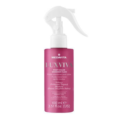 Флюид-шиммер для блеска окрашенных волос Medavita LUXVIVA Post Color Shimmer Fluid 02502 фото