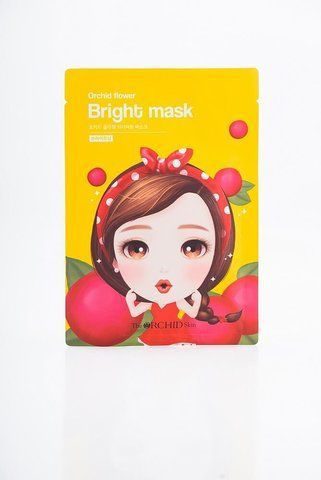 Тканинна маска для обличчя, що освітлює The Orchid Skin Orchid Flower Bright Mask 07426 фото