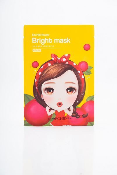 Тканинна маска для обличчя, що освітлює The Orchid Skin Orchid Flower Bright Mask 07426 фото