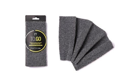 Тканинна стрічка для пілінгу з активованим вугіллям MARTINI SPA Exfoliating Strip 4602TG0 фото
