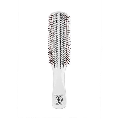 Расческа для волос серебристая S-Heart-S Scalp Brush for Professional Long Silver 4580197743585 фото