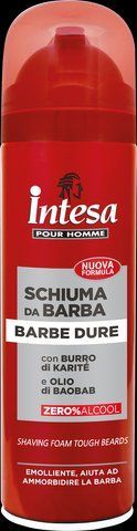 Піна для гоління чоловіча м'яка INTESA POUR HOMME SHAVING FOAM TOUGH BEARDS 162581/162691 фото