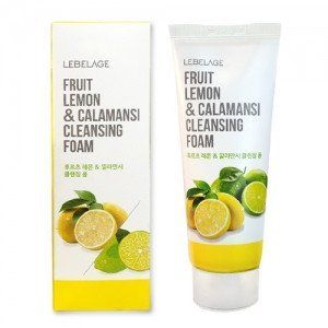 Очищаюча пінка з лимоном та екстрактом каламансі LEBELAGE FRUIT LEMON&CALAMANSI CLEANSING FOAM 11177 фото