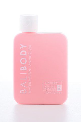 Масло для загара с семенами арбуза и защитным фактором SPF15 BALIBODY Watermelon Tanning Oil SPF15 WTRLNSPF15 фото