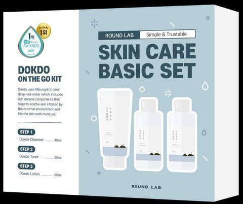 Набір мініатюр засобів з морською водою ROUND LAB 1025 Dokdo On The Go Kit 02774 фото