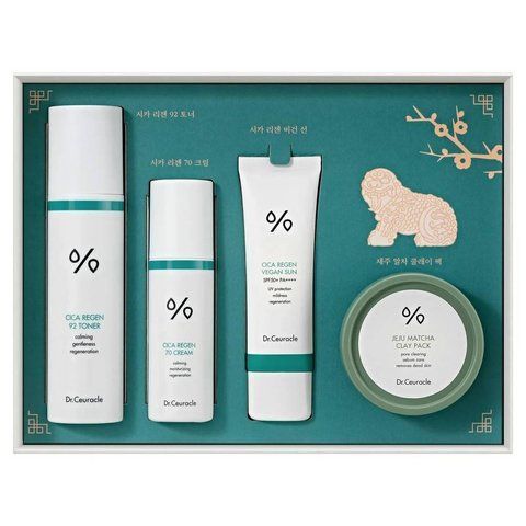 Набір для чутливої шкіри обличчя &laquo;Сила рослин&raquo; Dr.Ceuracle Green Essential Set 14448 фото