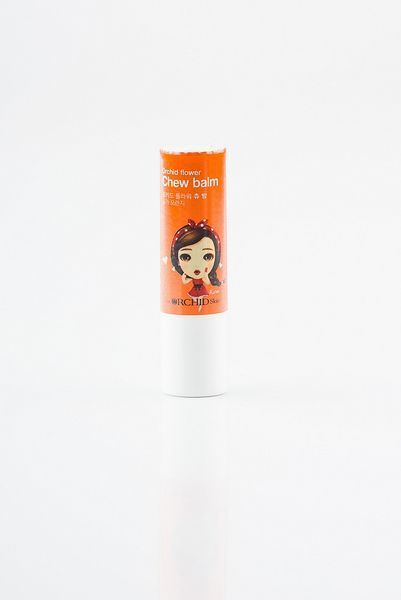 Увлажняющий бальзам для губ корейский The Orchid Skin Orchid Flower Chew Balm Sugar Orange 07430 фото